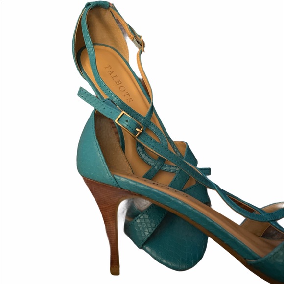 Talbots Blue Heels - Picture 3 of 6